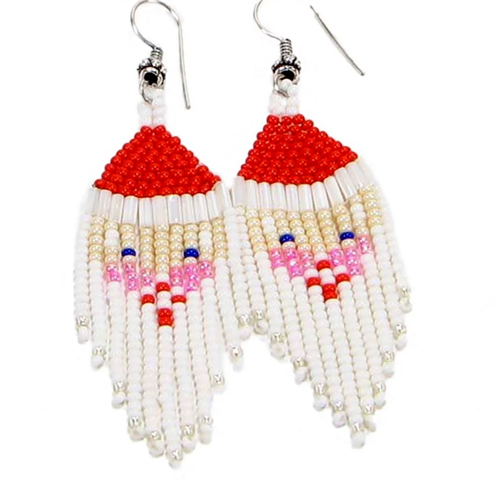 Серьги из бисера