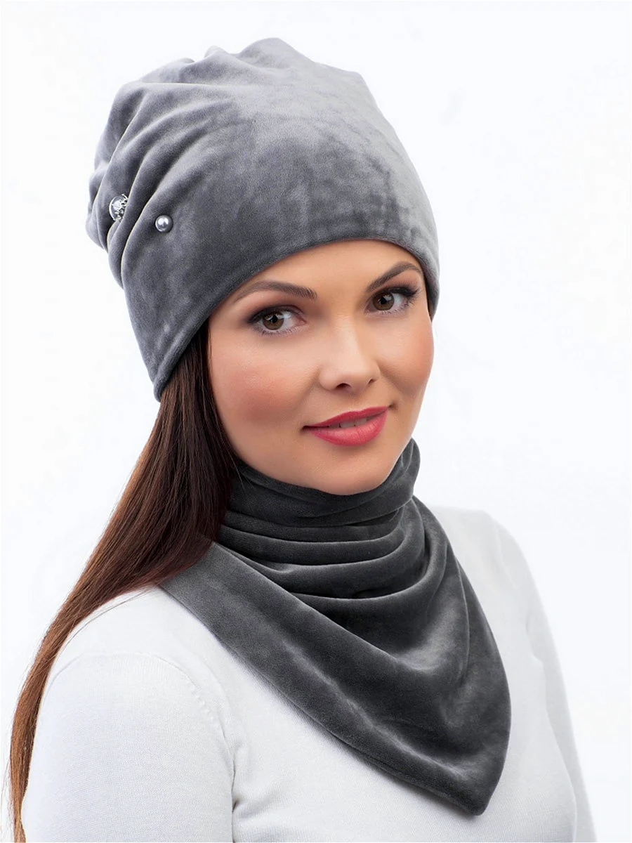 Шапки из флиса женские