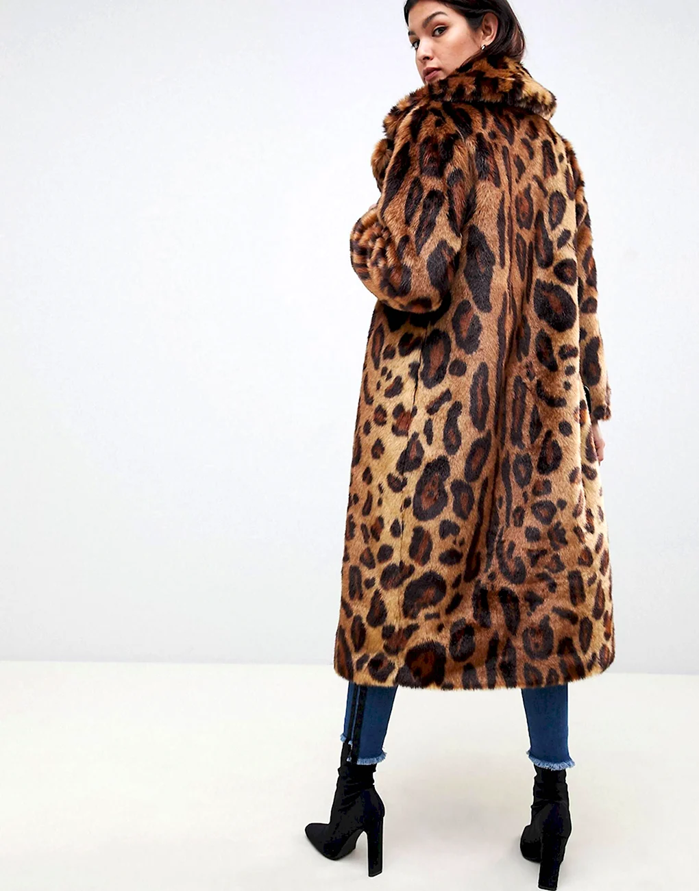 Шуба леопард ASOS