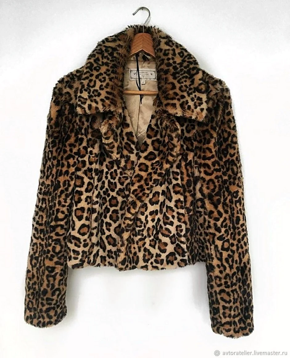 Sisley Leopard шубка