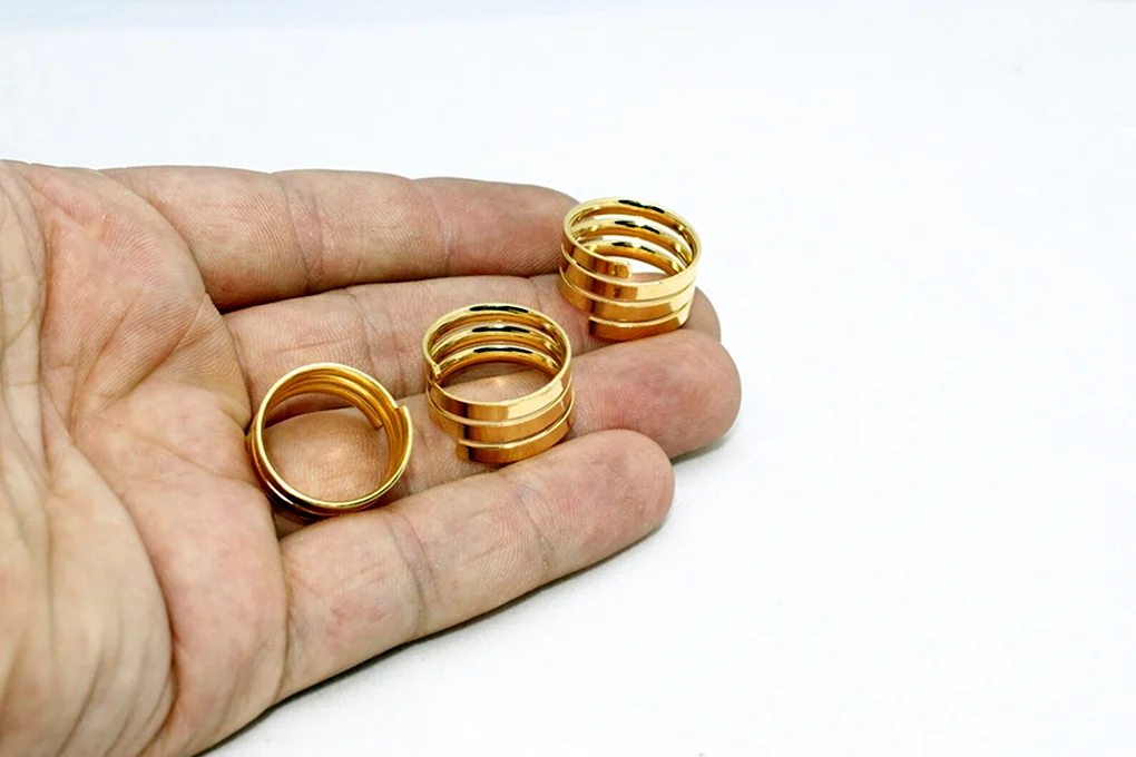Stainless Steel 18k кольцо
