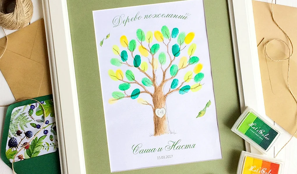 Свадебное дерево пожеланий