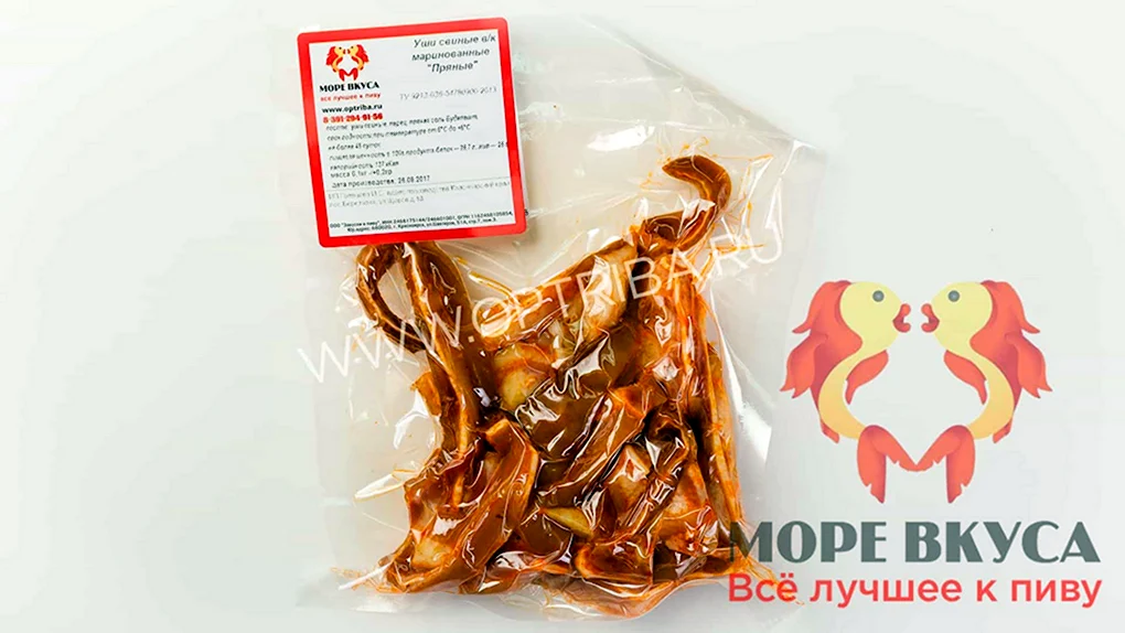 Свиные уши к пиву