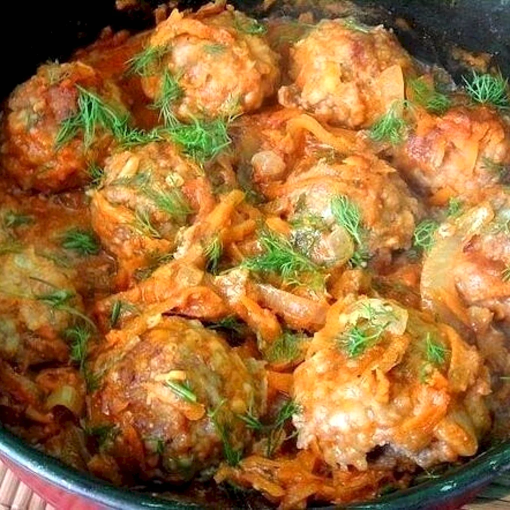 Тефтели в духовке фото
