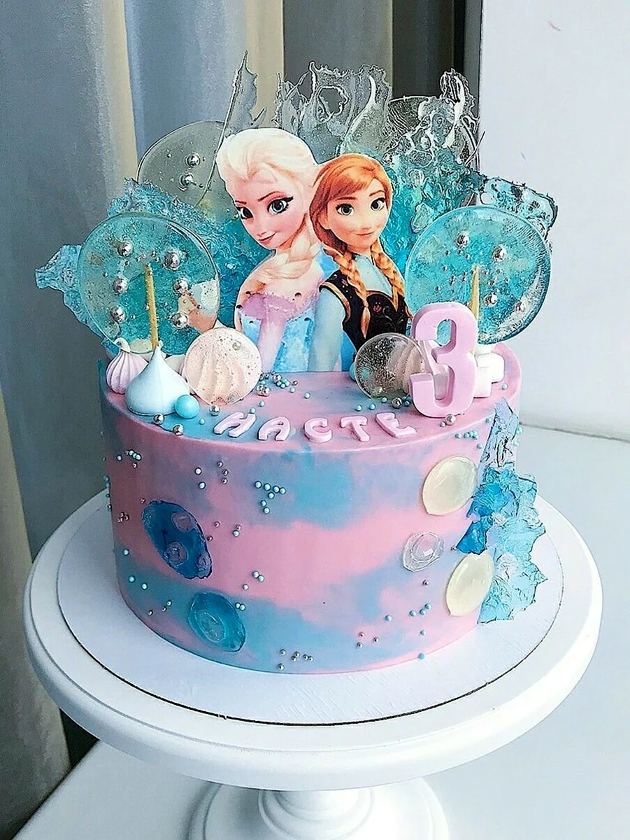 Торт Анна и Эльза Холодное сердце