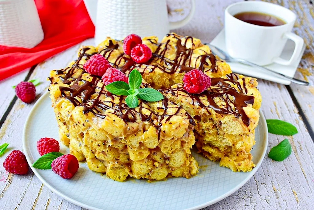 Торт из кукурузных палочек