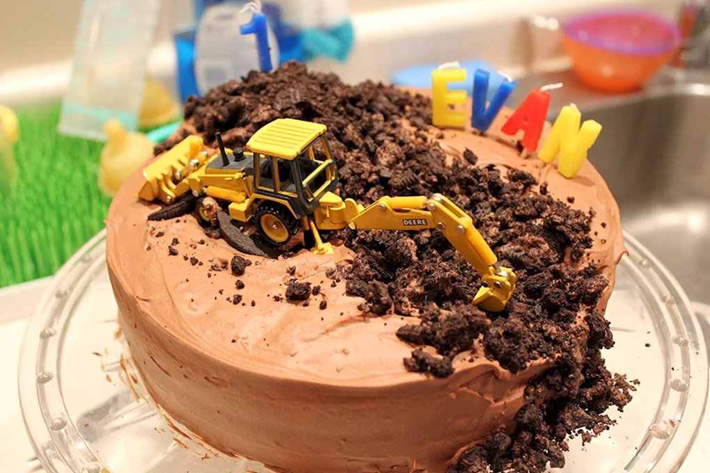 Торт JCB трактор