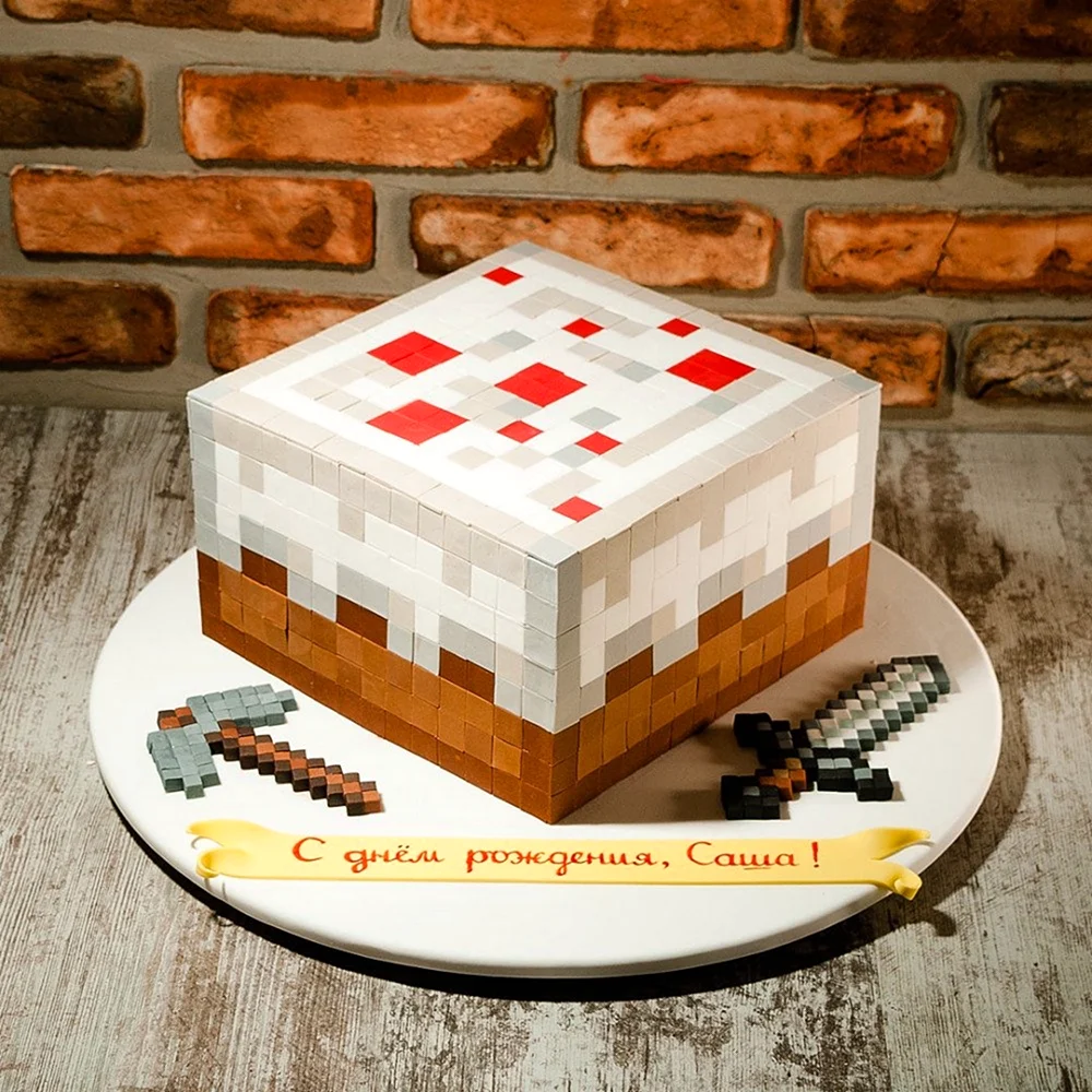 Торт майнкрафт Вики