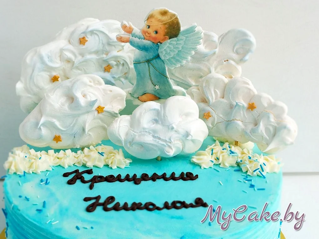Торт на крестины