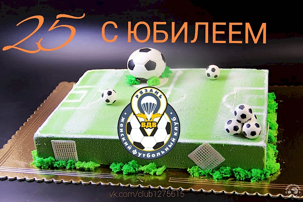 Торт в стиле футбола