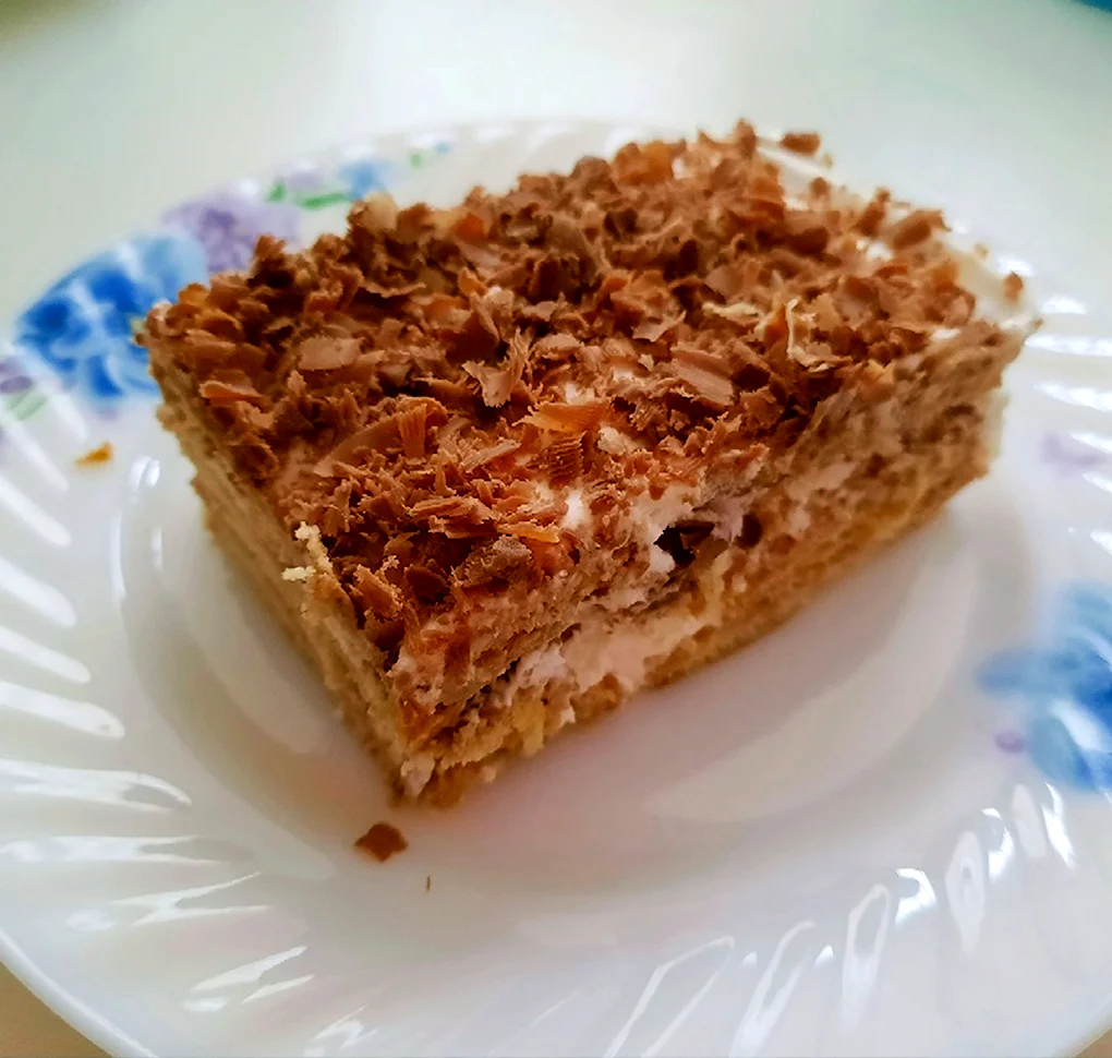 Тортик из печенья Мария без выпечки
