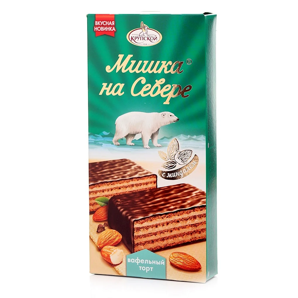 Торты вафельные Крупской мишка на севере