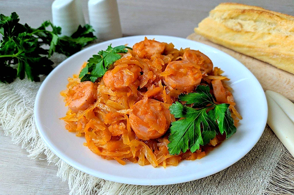 Тушеная капуста