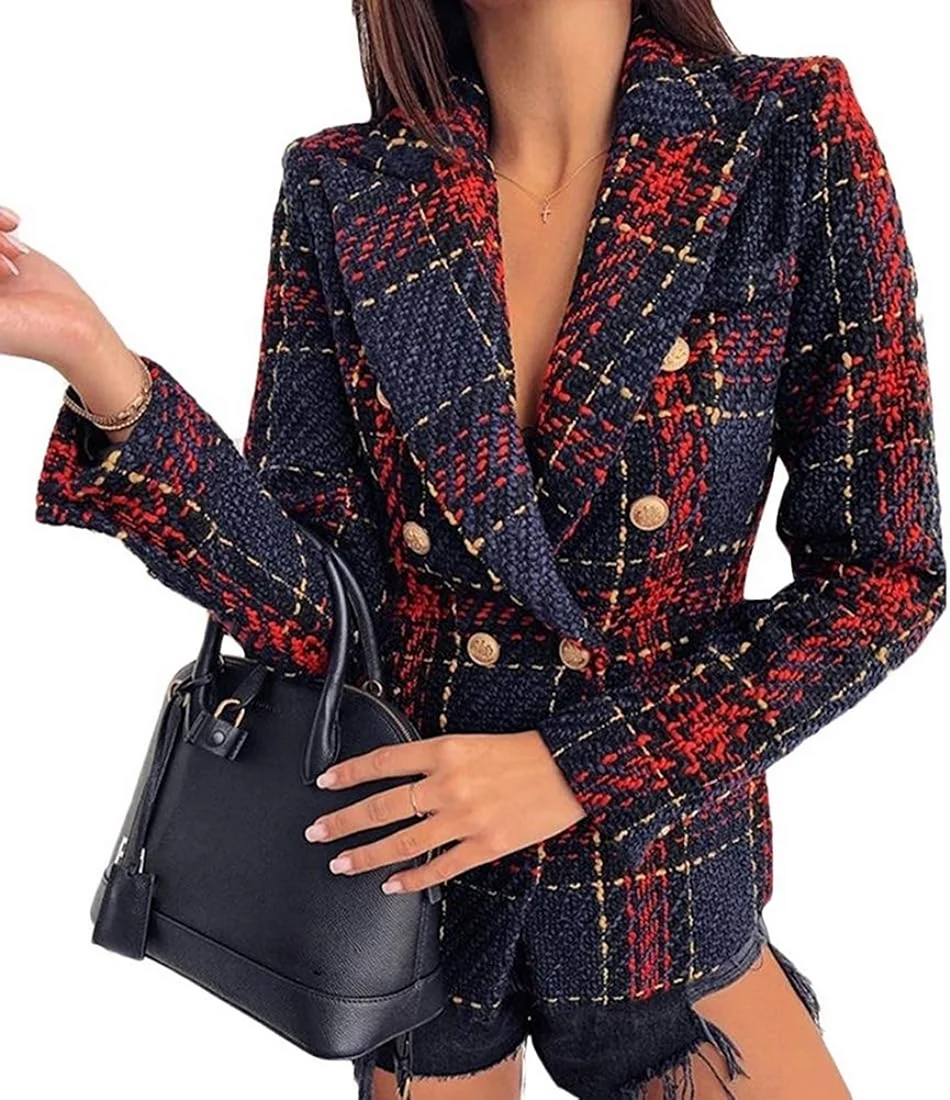 Твидовый блейзер женский Zara