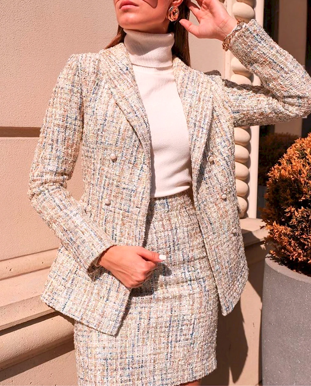 Твидовый пиджак Chanel