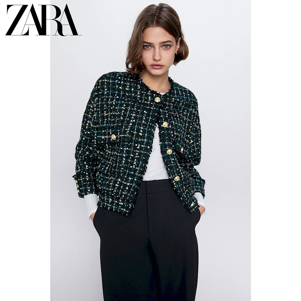 Твидовый жакет Zara