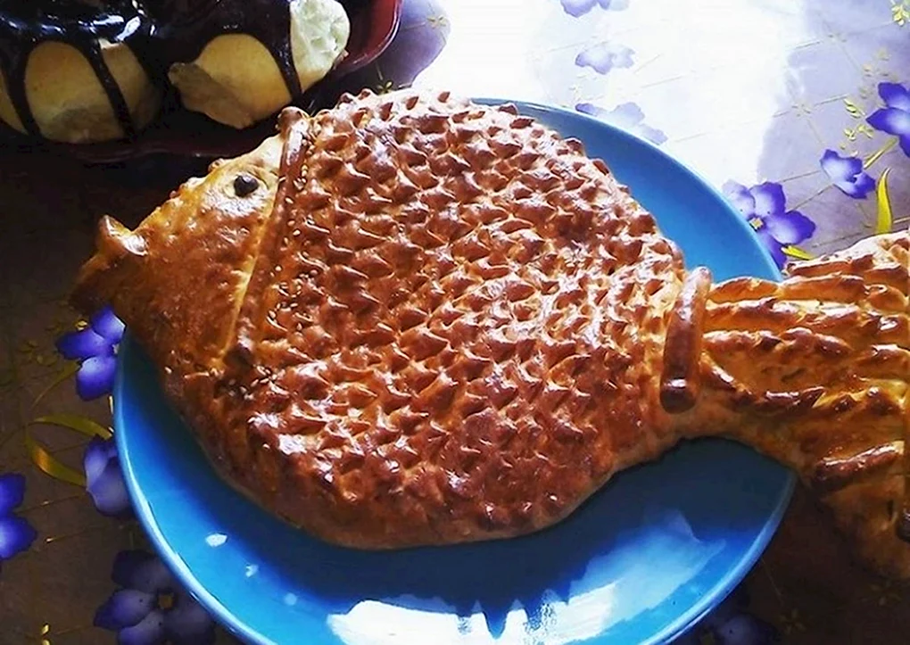 Украшение рыбного пирога