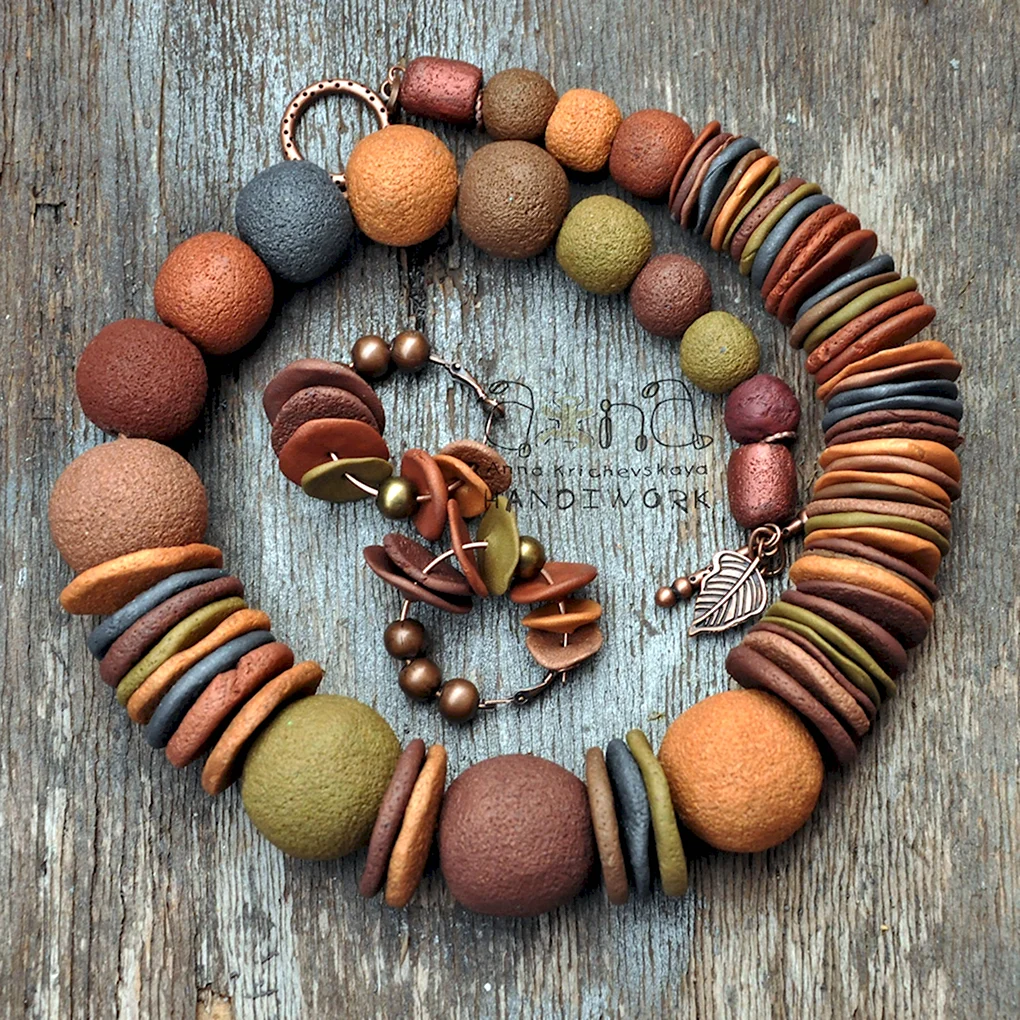 Украшения из полимерной глины