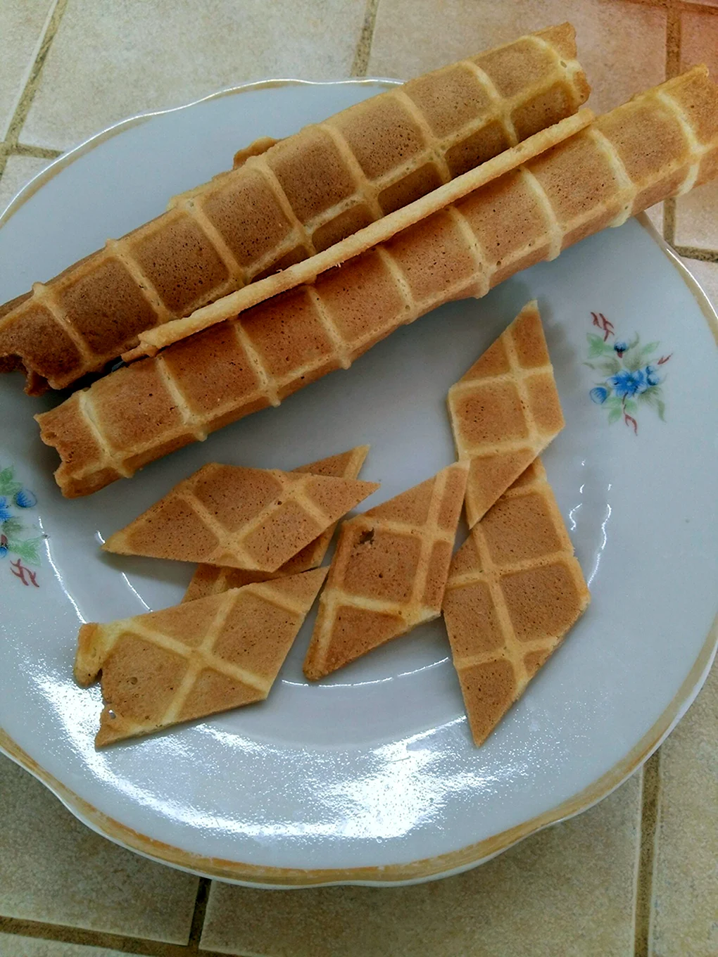Вафли треугольные