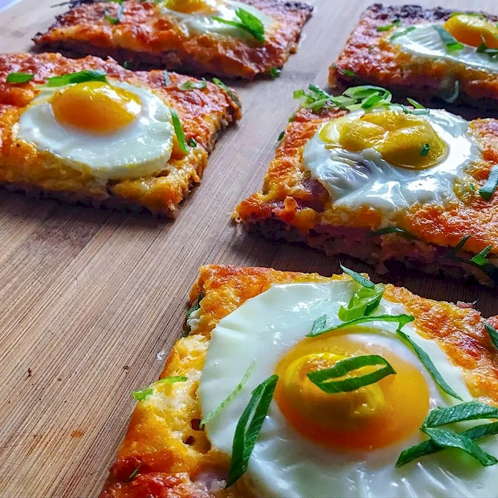 Вкусные Завтраки из яичницы и сосисок