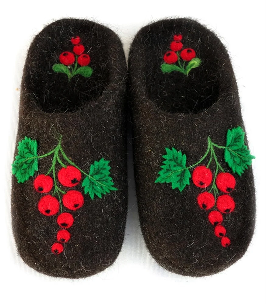 Войлочные тапочки