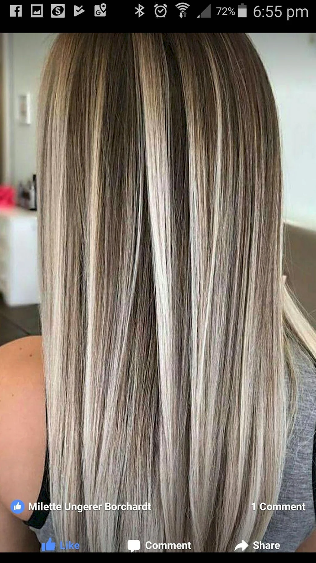 Вуальное мелирование