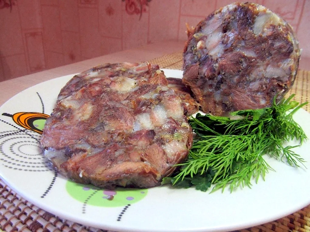 Зельц из свиной головы
