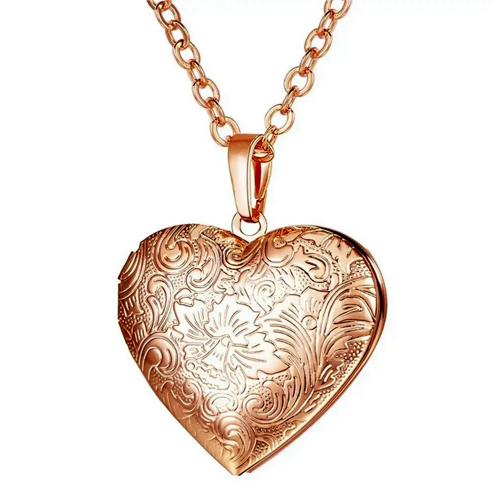 Золотой Heart Locket
