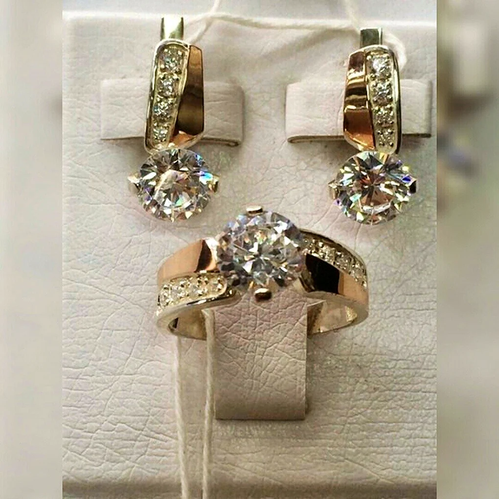 Золотой комплект 585 пробы Bvlgari